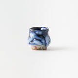 TAKASHI BABA Blue Shino Sake Cup