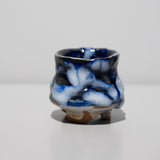 TAKASHI BABA Blue Shino Sake Cup
