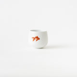Rinsen Tea Cup / Red Goldfish