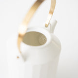 Tea Pot & Cups Set / Shinogi White