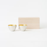 Sake Cup 2pcs Set (Gold)
