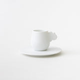 Cloud Espresso Cup & Saucer (White)