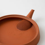 Red Clay Flat Tea Pot