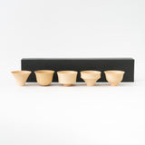 Tohka Sake cup 5 pieces set (Plain)