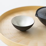 Black Glaze-Inner Ginsai Sake/Tea Cup (Deep)