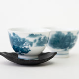 Sansui Tea Cup with Wooden Box