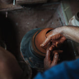 Red Clay Flat Tea Pot