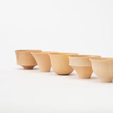 Tohka Sake cup 5 pieces set (Plain)