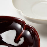 MIZU-MIZU Bowl Pair (Crimson Red & White)