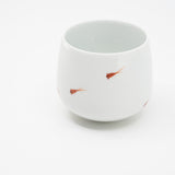 Red Killifish Rinsen Tea Cup
