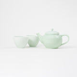 Cosaji Tea Pot & Small Tea Cups Set (Green)