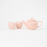 Cosaji Tea Pot & Small Tea Cups Set (Red)