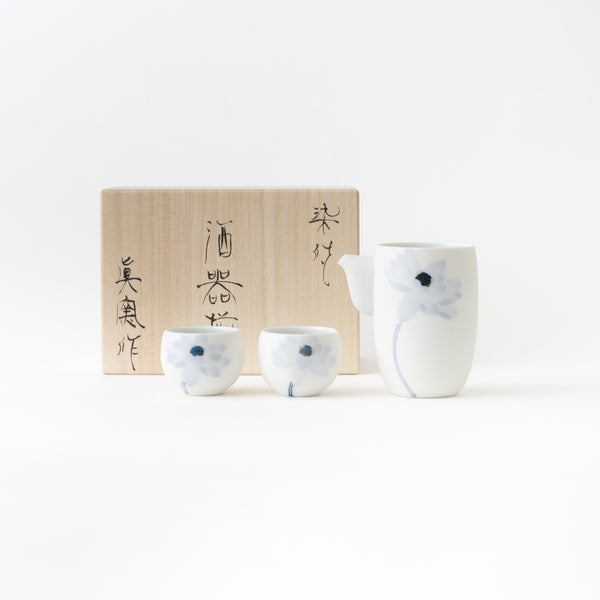 Lotus Sake Set (Katakuchi)