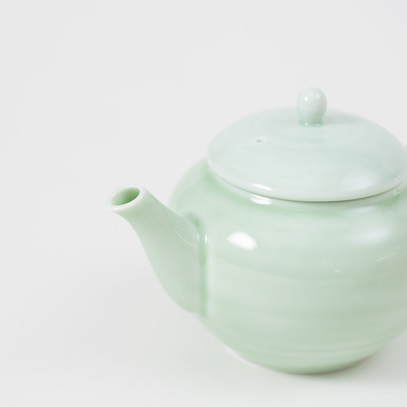 Cosaji Tea Pot & Small Tea Cups Set (Green)