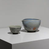 Takao Tahara - Sake Cup (Blue & Gray)