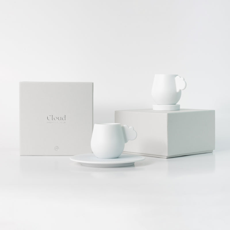 Cloud Espresso Cup & Saucer (Peranakan Blue)