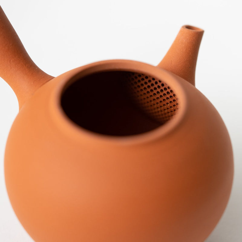 Red Clay Round Teapot
