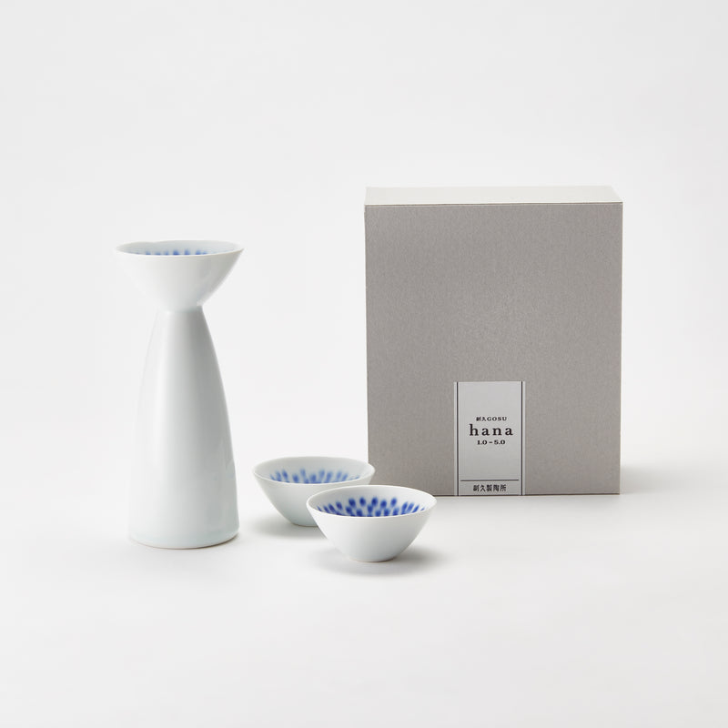 Gosu Hana Tokkuri & Sake Cup Set