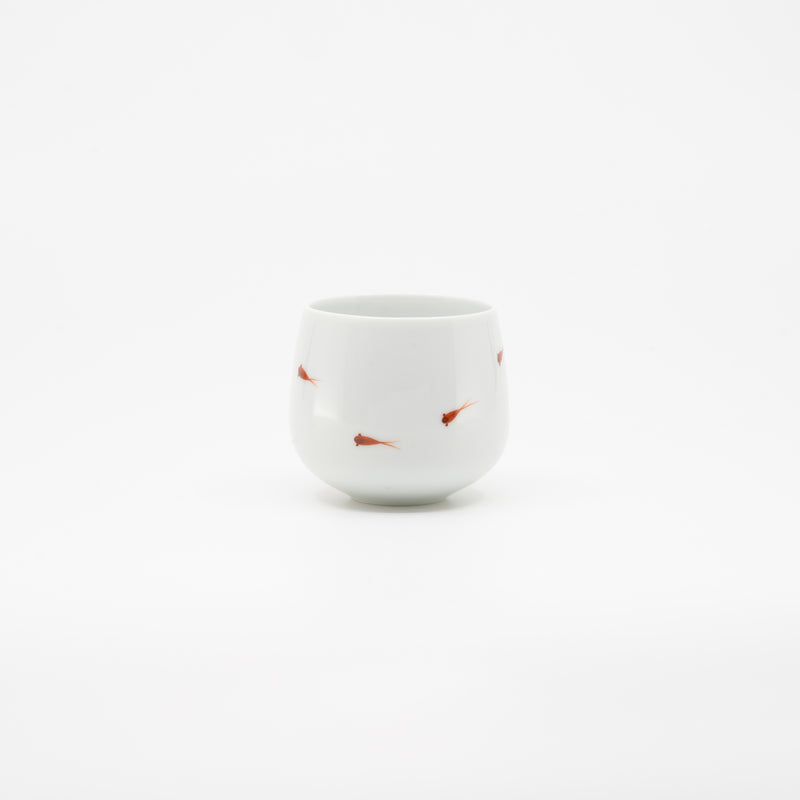 Rinsen Tea Cup / Red Killifish