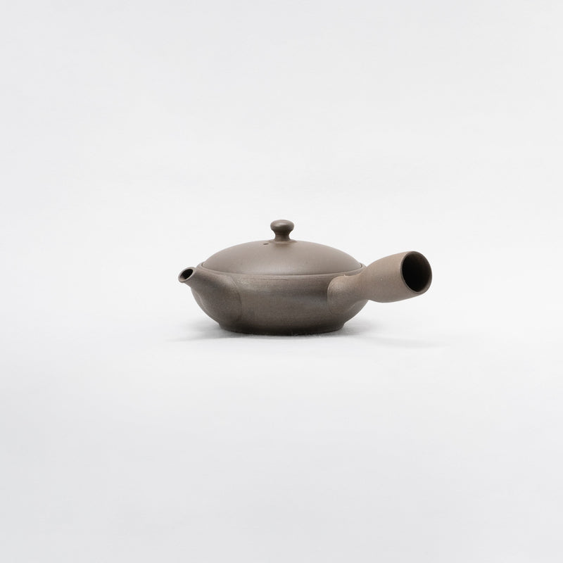 Round Shallow Teapot (Black)