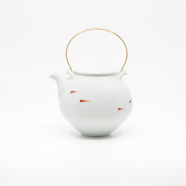 Red Killifish Tea Pot