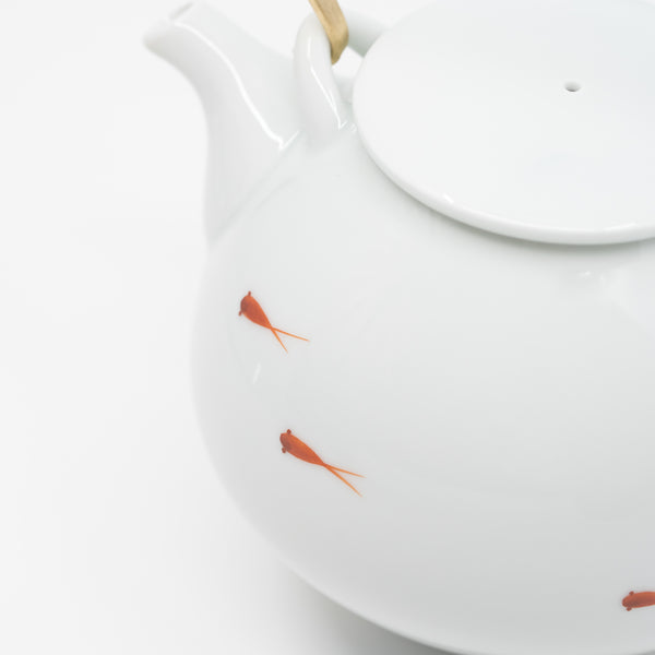 Red Killifish Tea Pot